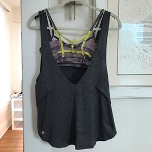 Lululemon tank with bra